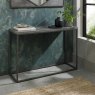 Bentley Designs Renzo Zinc & Dark Grey Console Table - feature