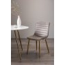 Gallery Collection Rothko - Grey Velvet Fabric Chairs with Gold Legs (Pair)