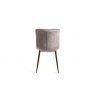 Gallery Collection Rothko - Grey Velvet Fabric Chair with Gold Legs (Pair)
