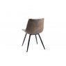 Gallery Collection Seurat - Tan Faux Suede Fabric Chair with Black Legs (Pair)