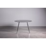 Gallery Collection Christo Black Marble Glass 4 Seater Tables & 4 Rothko Black Faux Leather Chairs