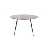 Gallery Collection Christo Black Marble Glass 4 Seater Tables & 4 Rothko Black Faux Leather Chairs