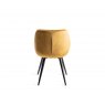 Signature Collection Tivoli Weathered Oak 4-6 Seater Table & 4 Dali Mustard Velvet Chairs