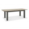 Premier Collection Oakham Scandi Oak 6-8 Seater Table - Dark Grey Legs & 6 Eriksen Grey Velvet Chairs