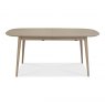 Bentley Designs Dansk Scandi Oak 6-8 Seater Dining Set & 6 Ilva Spindle Chairs in Scandi Oak- table front