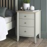 Premier Collection Whitby Scandi Oak & Soft Grey 3 Drawer Nightstand