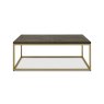 Signature Collection Athena Fumed Oak Coffee Table