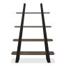 Signature Collection Emerson Weathered Oak & Peppercorn Open Display Unit