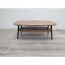 Gallery Collection Vintage Weathered Oak & Peppercorn Coffee Table - Grade A2 - Ref #0028