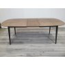 Gallery Collection Vintage Weathered Oak & Peppercorn 6-8 Extension Table - Grade A3 - Ref #0162
