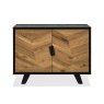 Signature Collection Emerson Rustic Oak & Peppercorn Narrow Sideboard