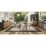 Signature Collection Emerson Rustic Oak & Peppercorn Wide Sideboard