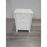 Gallery Collection Atlanta White 3 Drawer Nightstand - Grade A3 - Ref #0278