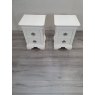 Signature Collection Chantilly White 2 Drawer Nightstand (Pair) - Grade A3 - Ref #0410