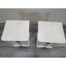 Signature Collection Chantilly White 2 Drawer Nightstand (Pair) - Grade A3 - Ref #0410