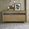 Premier Collection Cadell Aged Oak Wide Sideboard - Grade A3 - Ref #0465