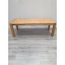 Premier Collection Turin Light Oak Medium End Extension Table - Grade A2 - Ref #0487