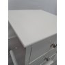 Premier Collection Ashby Soft Grey 3 Drawer Nightstand - Grade A3 - Ref #0527