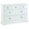 Premier Collection Hampstead White 3+4 Drawer Chest - Grade A2 - Ref #0532