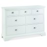 Premier Collection Hampstead White 3+4 Drawer Chest - Grade A2 - Ref #0532