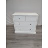 Premier Collection Ashby White 2+2 Drawer Chest - Grade A3 - Ref #0542