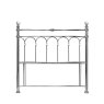 Headboards & Bedsteads Collection Krystal Antique Nickel Headboard King 150cm - Grade A3 - Ref #0567