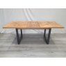 Signature Collection Indus Rustic Oak 4-6 Dining Table - Grade A3 - Ref #0572