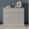 Premier Collection Ashby Soft Grey 2+2 Drawer Chest - Grade A3 - Ref #0592