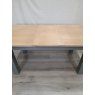 Premier Collection Oakham Dark Grey & Scandi Oak 4-6 Dining Table - Grade A2 - Ref #0607