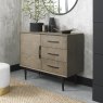 Gallery Collection Vintage Weathered Oak & Peppercorn Narrow Sideboard - Grade A3 - Ref #0612