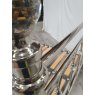 Headboards & Bedsteads Collection Krystal Shiny Nickel Bedstead Double 135cm - Grade A3 - Ref #0614