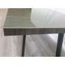 Gallery Collection Hirst Grey Painted Tempered Glass 6 Seater Dining Table with Grey Base - Grade A3 - Ref #0631