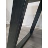 Gallery Collection Hirst Grey Painted Tempered Glass 6 Seater Dining Table with Grey Base - Grade A3 - Ref #0631