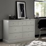 Premier Collection Ashby Soft Grey 3+4 Drawer Chest - Grade A2 - Ref #0637