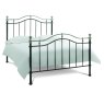 Headboards & Bedsteads Collection Chloe Black & Shiny Nickel Bedstead Double 135cm - Grade A3 - Ref #0640