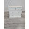 Premier Collection Ashby Soft Grey 2+2 Drawer Chest - Grade A3 - Ref #0645