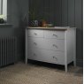 Premier Collection Whitby Scandi Oak & Warm Grey 2+2 Drawer Chest - Grade A3 - Ref #0651