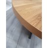 Signature Collection Ellipse Rustic Oak 8 Seater Dining Table - Grade A2 - Ref #0710