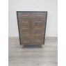 Signature Collection Sienna Fumed Oak & Peppercorn 5 Drawer Chest - Grade A2 - Ref #0751