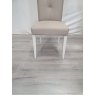 Premier Collection Montreux Soft Grey Upholstered Grey Bonded Leather Chair (Single) - Grade A3 - Ref #0776