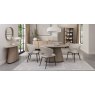 Signature Collection Vega Scandi Oak & Peppercorn 4 Seater Table