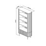 Signature Collection Vega Scandi Oak & Peppercorn Display Unit