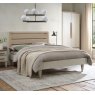 Premier Collection Larsen Scandi Oak & Soft Grey Slatted Double Bed Frame 135cm