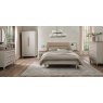 Premier Collection Larsen Scandi Oak & Soft Grey Slatted Double Bed Frame 135cm
