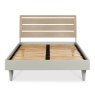 Premier Collection Larsen Scandi Oak & Soft Grey Slatted King Bed Frame 150cm