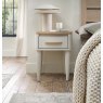 Premier Collection Larsen Scandi Oak & Soft Grey 1 Drawer Bedside Table
