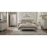 Premier Collection Larsen Scandi Oak & Soft Grey 1 Drawer Bedside Table