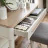Premier Collection Larsen Scandi Oak & Soft Grey Dressing Table