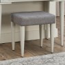 Premier Collection Larsen Soft Grey Stool - Grey Fabric