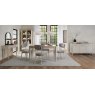 Premier Collection Larsen Scandi Oak & Soft Grey 4-6 Extension Dining Table